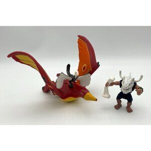 Fisher Price Imaginext Dinosaurs WING the Pteranodon and Caveman VTG Playset